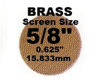 100 plus Count 5/8" Brass Pipe Screens - PipescreenZ Brand - Highest Quality - Lowest Pricing