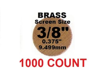1,000 plus Count 3/8" Brass Pipe Screens - PipescreenZ Brand - Highest Quality - Lowest Pricing