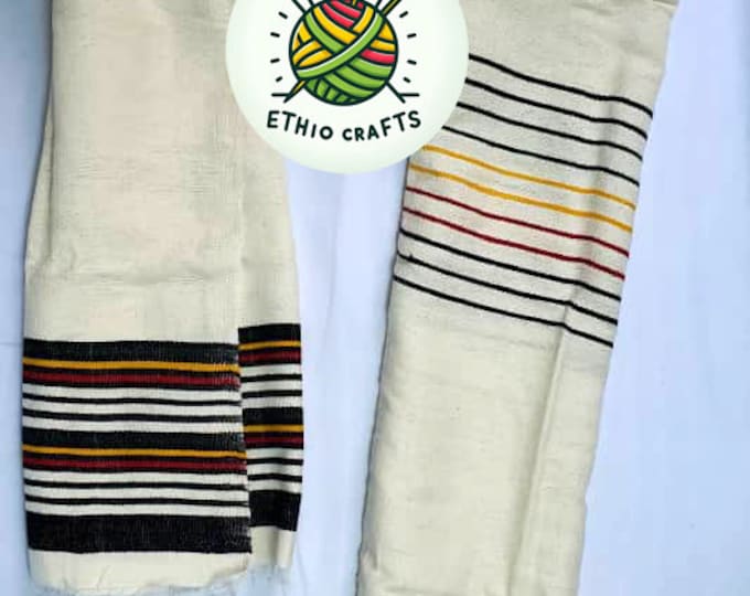 Habesha Cotton scarf, Hand-made cotton shawl, Cotton Scarf