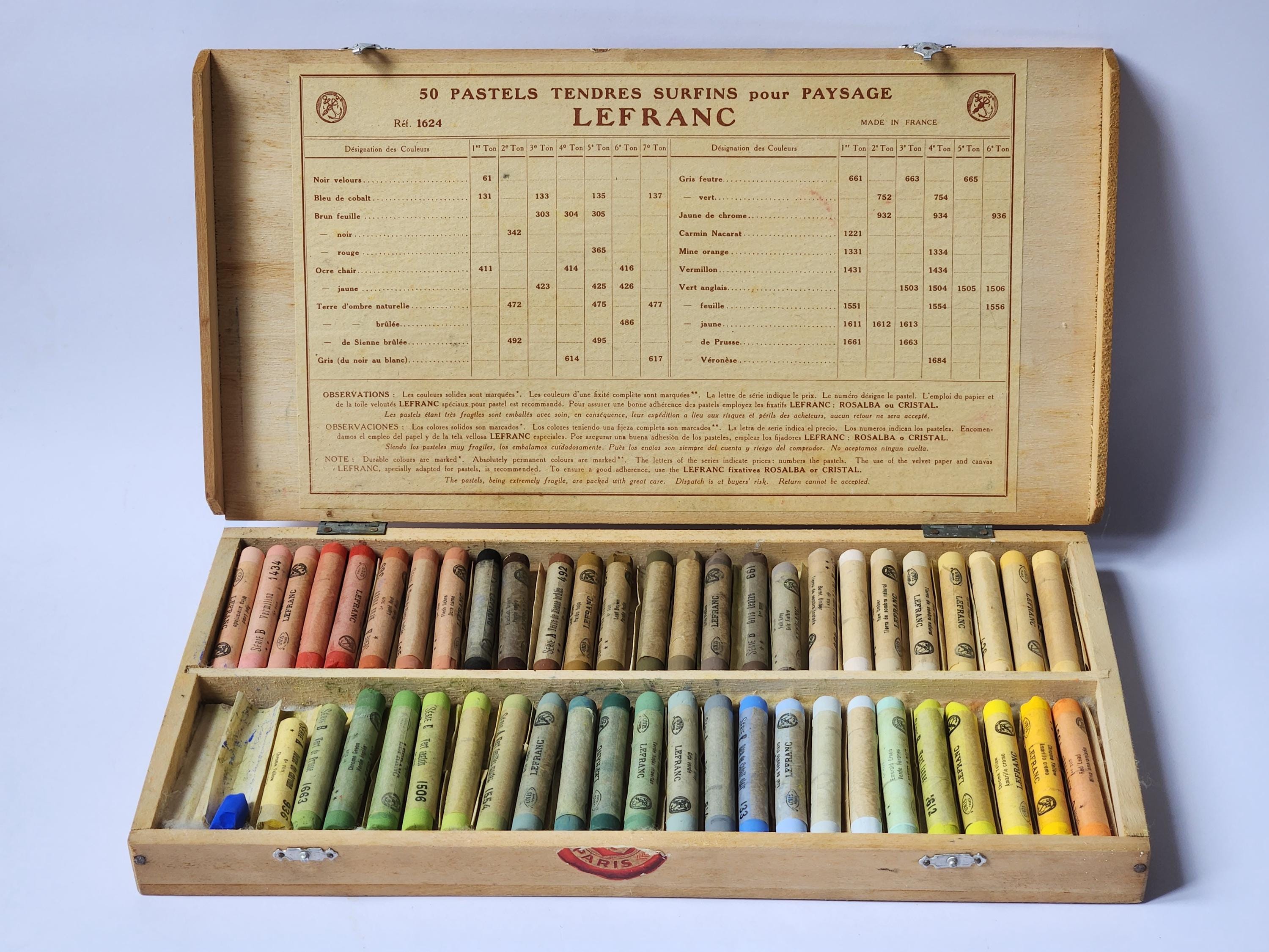Lefranc Pastels Tendres Surfins フランス製（Sennelier Soft