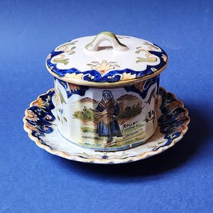 Antique Desvres - Etsy