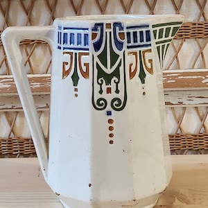 Old art deco pitcher Saint Clément