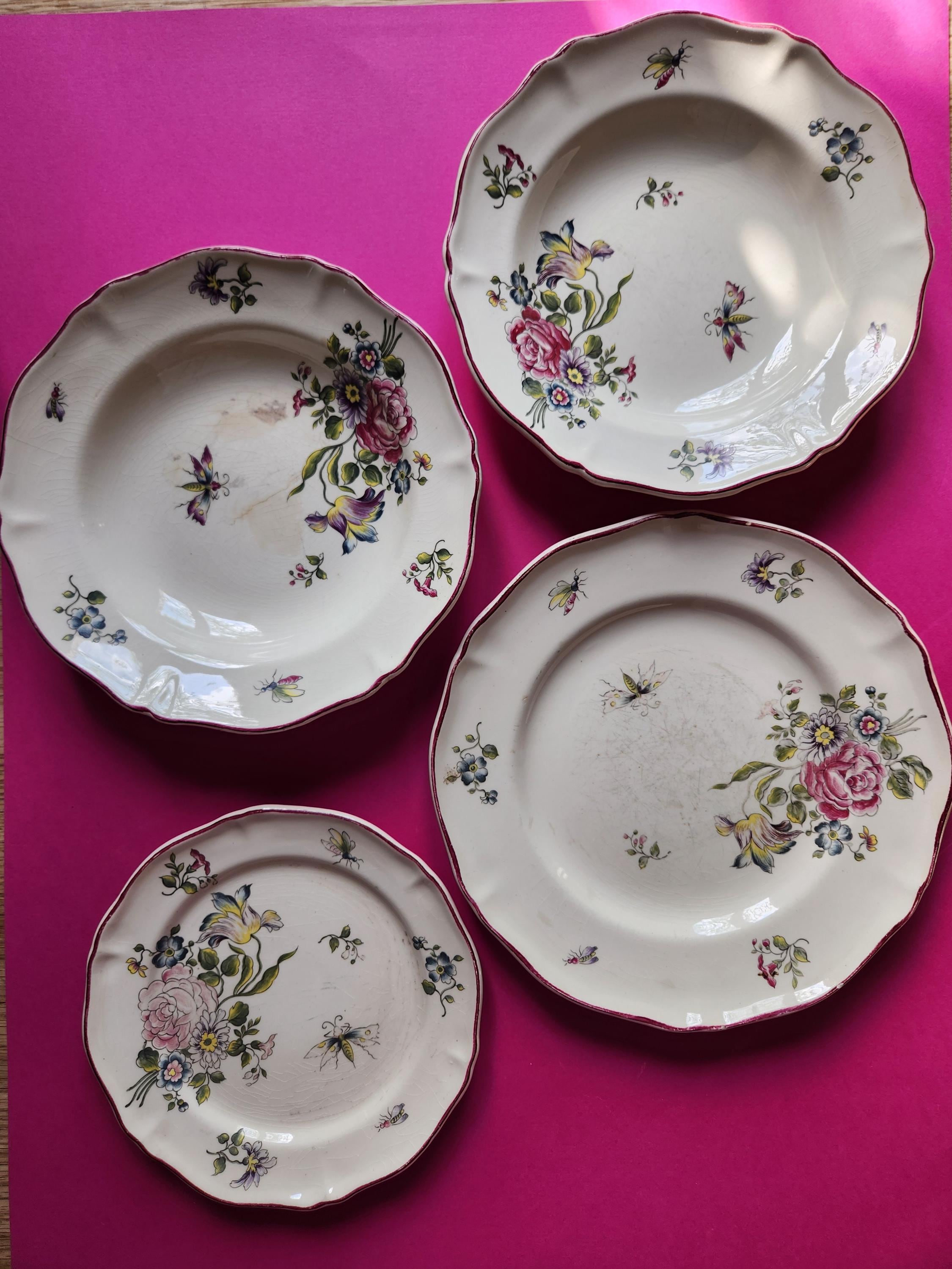 Vintage church plate - Etsy 日本