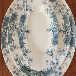 Vajilla antigua de piedra de hierro, Choisy-le-Roi, modelo Fécamp