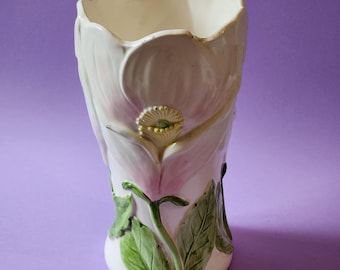 Grande vaso vintage a fiori slip FG