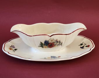 Old sauce boat, Agreste model from Sarreguemines