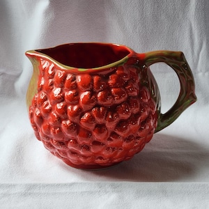 Vintage strawberry slushie pitcher