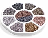 Fusion Beads 8 0 TOHO Seed Bead Palette - DECO - 10 Colors - 10 Grams Each