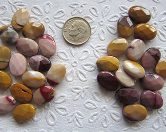 30 MOOKAITE Beads - 14mm Faceted Ovals - Assorted Gorgeous Colors!