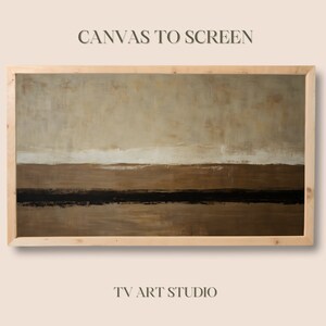 Frame TV Art - Abstract Artwork in Neutrals Tones - TV art for Samsung Frame Tv - 4K TV Wallpaper - Digital Download