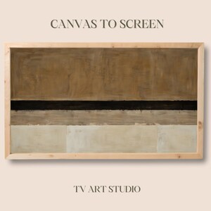 Frame TV Art - Abstract Artwork in Neutral Tones - TV art for Samsung Frame Tv - 4K TV Wallpaper - Digital Download