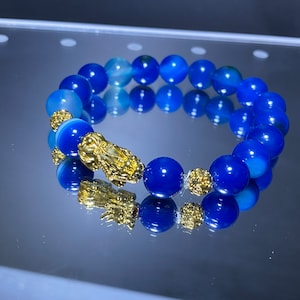Zabel 18k Gold Drachen Pixiu Piyao Armband Glücksbringer