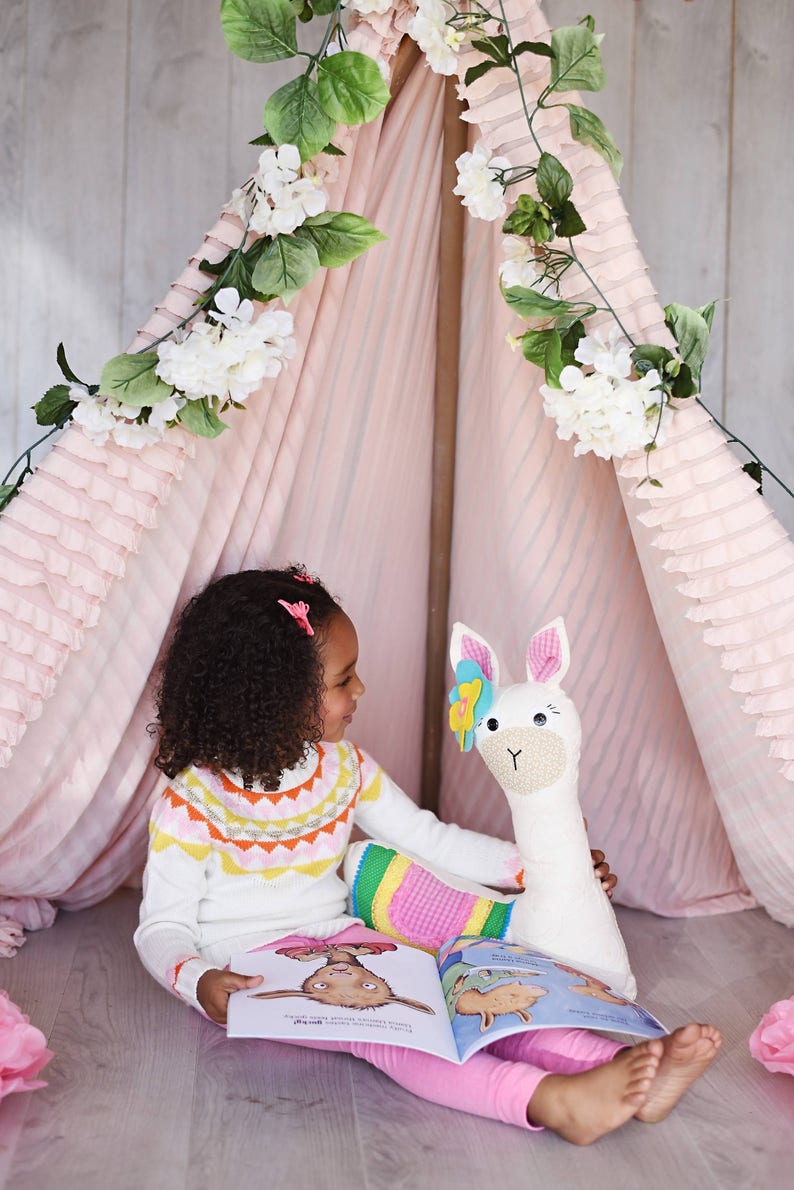 Llama Stuffed Animal  Stuffed Llama   Llama Gift  Stuffed image 2