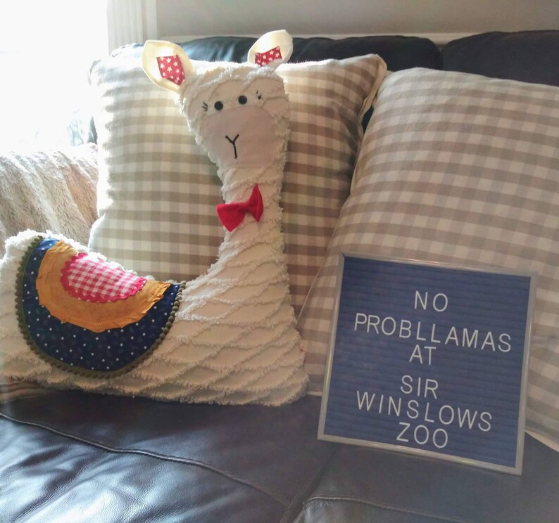 Llama Stuffed Animal  Stuffed Llama   Llama Gift  Stuffed image 6