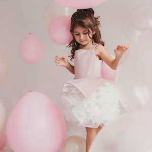 Pink dress for girls, Elegant dress, Luxury dresses for girls, Premium dress for girls, Flower girls