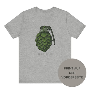 Bier Shirt, Hopfen, BEER OR DIE, Geburtstagsgeschenk, Geschenk für ihn, Hopfen Shirt, Bierliebhaber, Art, personalisiert, Wanderer Bild 1