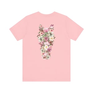 Horse T-Shirt, Flowers, Flower Horse, Horse Girl, Riding, Pony, Riding Gear, Birthday Present, Horse, Farm, Western, Riding, Art