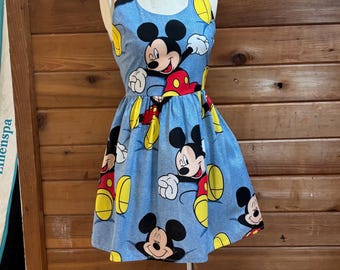 Mickey Mouse Party Dress MADE TO ORDER