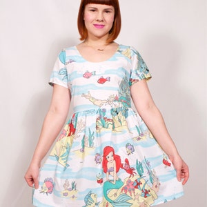 The Little Mermaid Party Dress MADE TO ORDER image 2