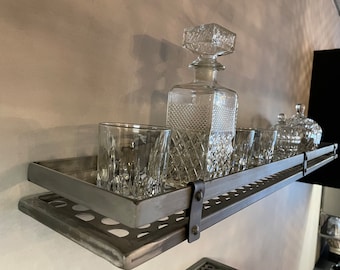 Industrial Factory Shelf  Modern Vintage Minimalist Style Metal Steel