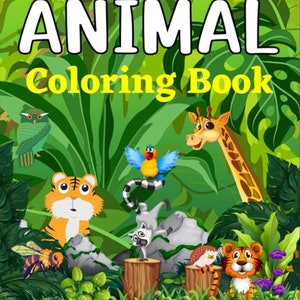 Jungle coloring book