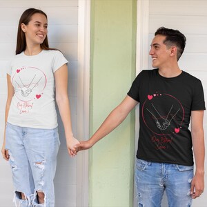 Eternal Love Valentine&#39;s Day T-Shirt: Unisex Heart Design