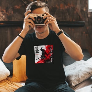 Samurai shirt, unisex t-shirt, gifts for gamer, gifts for dad