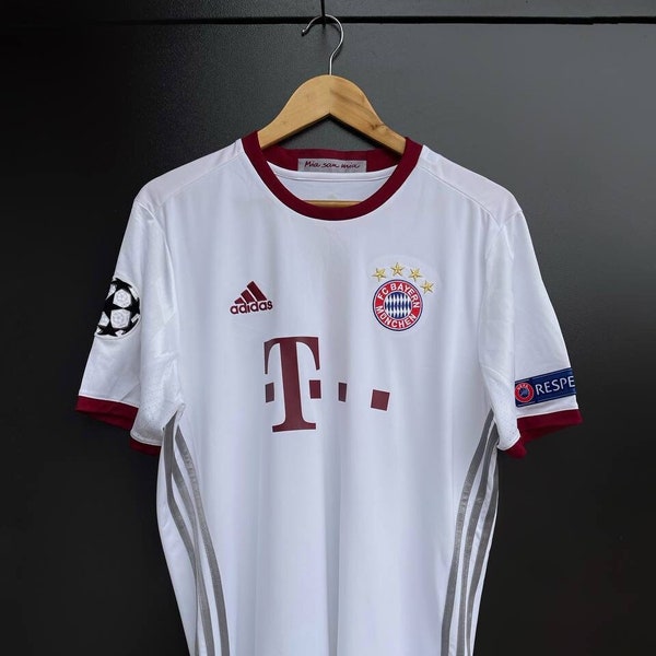 BAYERN MUNICH #7 Ribery Third Football Shirt Jersey Trikot Sz L