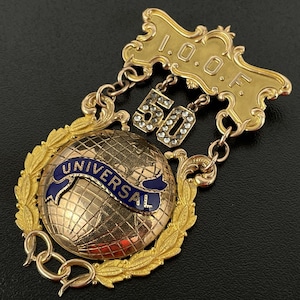 Masonic medal, GOLD 10k, 1873 year.