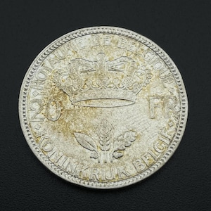 Belgium 20 francs, 1935