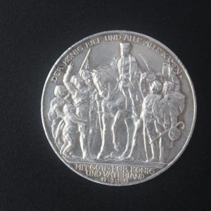 German Empire 2 marks, 1913.100th anniversary of the declaration of war against France