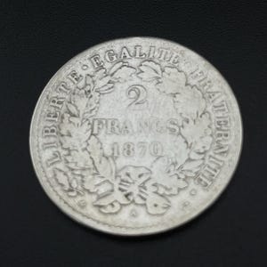 France 2 francs, 1870