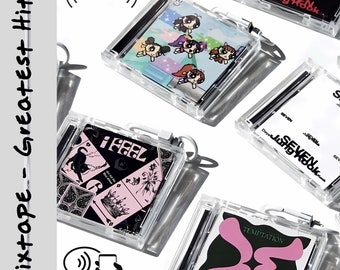 Custom Mini Album CD Keychain With NFC Play Your Favorite Spotify Song ...