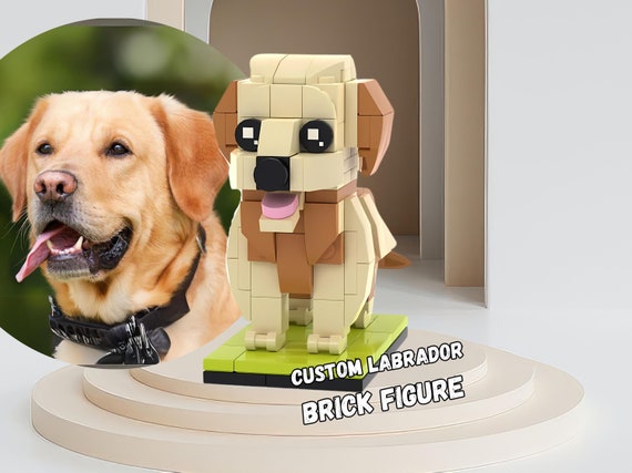 Lego golden retriever figure deals