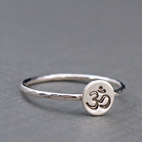 Items similar to Om Ring , Om Jewelry , Ohm Jewelry, Yoga Jewelry