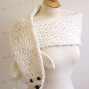 Digital PDF Crochet Pattern for Seal Pup Scarf DIY Fashion Tutorial Instant Download ENGLISH only image 2