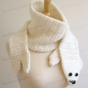 Digital PDF Crochet Pattern for Seal Pup Scarf DIY Fashion Tutorial Instant Download ENGLISH only image 3