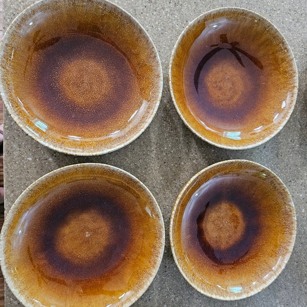 Williams-Sonona Cyprus Reactive Glaze Pasta Bowls, Set of 4, Caramel