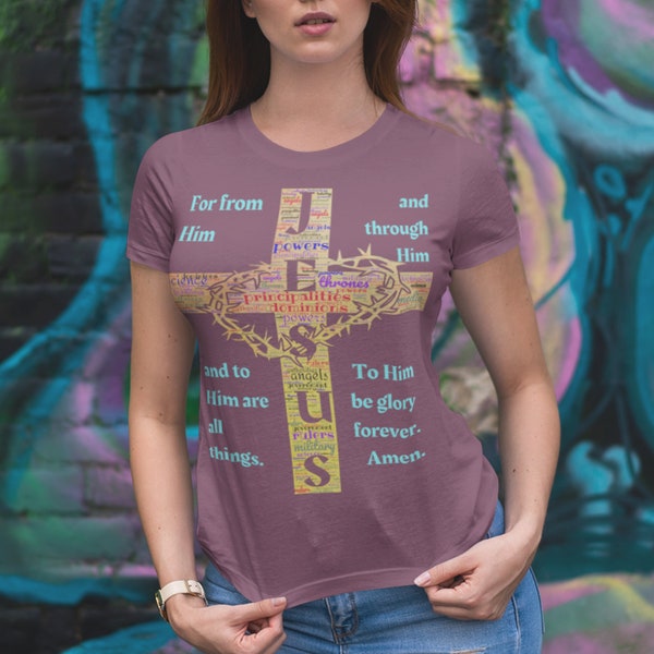 Unisex Signature Giftful Christian Shirt Divine Giftful T-shirt as Bible-inspired Faith Goods Bible Giftful tee for Bibleverse Heartful Gift