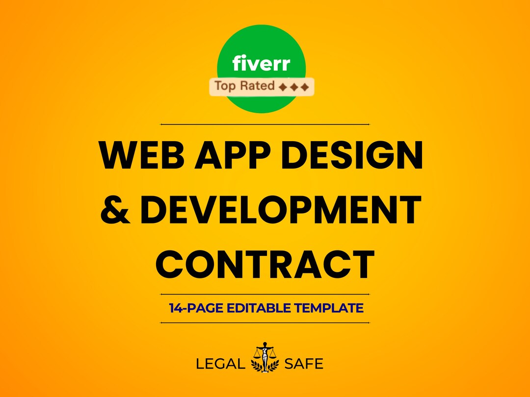 Web App Design and Development Agreement Template for Agencies ...