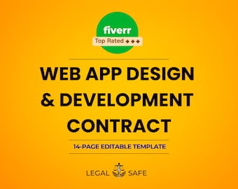 Web App Design and Development Agreement Template for Agencies & Freelancers