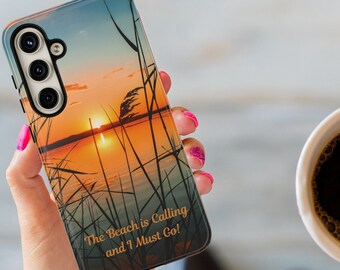 Coastal Sunset iPhone Case: Beach Lover Gift