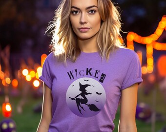 Camiseta de bruja malvada: camiseta de Halloween espeluznante