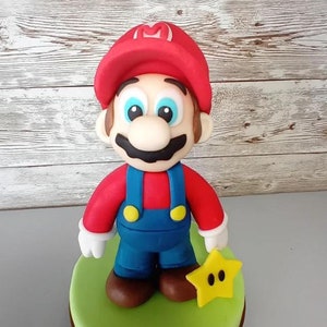 Topper Super Mario pasta di zucchero