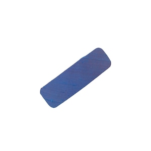 Blue Barrette Iridescent Bright Rectangle 70mm ShyMyrtle Silk Ribbon Fabric