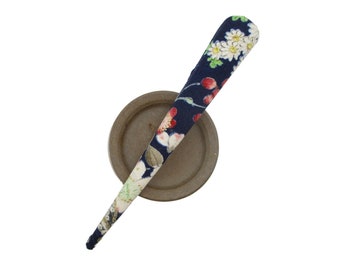 Kimono Clip, Japanese Fabric Hair Accessory Ship from USA, Beautiful Floral