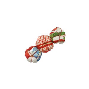 Kimono Barrette, Japanese Silk Kimono Hair Clip, 60mm Small Kawaii