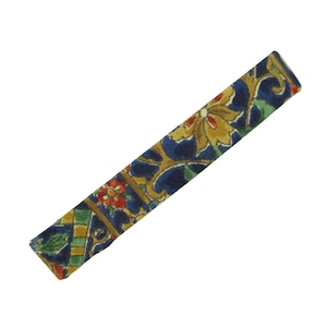 Kimono Clip, Japanese Fabric Long Barrette, 4 inches 100mm