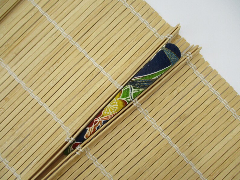 Kimono Clip, Silk Fabric hair Clip, 130mm Long 5 1/8 inch Japanese image 4