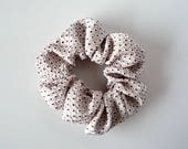 Shibori Light Purple Simple Gentle for Hair Silk Scrunchie, Japanese Kimono Ponytail Holder, Simple Fabric Hair Tie